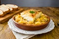 Bacalhau ÃÂ  BrÃÂ¡s: Traditional Portuguese Dish with Cod, Potatoes, and Eggs Royalty Free Stock Photo